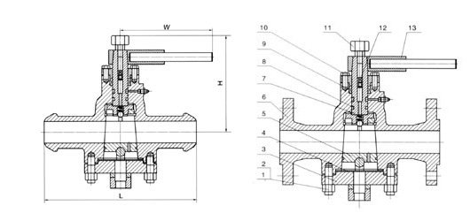 美标(biao)壓力平衡(heng)式倒裝油(you)密封旋塞(sai)閥