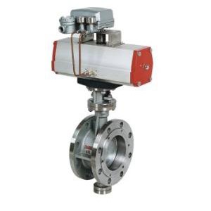 D643H氣(qi)動法蘭式彈(dan)性硬密封蝶(dié)閥