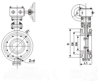 D343W不鏽(xiù)鋼硬密封蝶閥(fá)